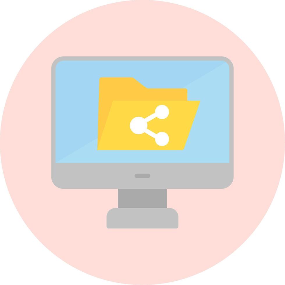 File Sharing Vector Icon