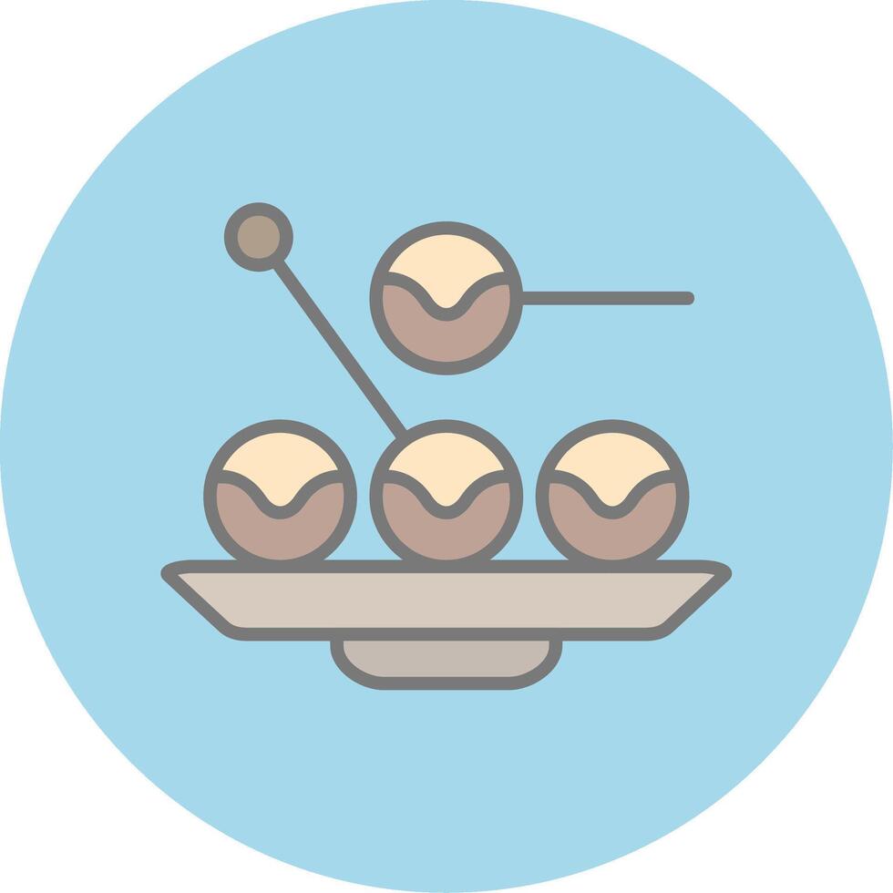 Takoyaki Vector Icon