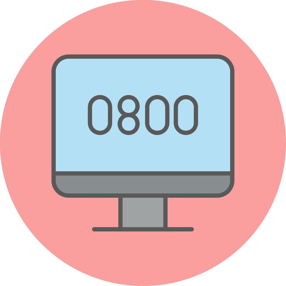 Help Line Vector Icon