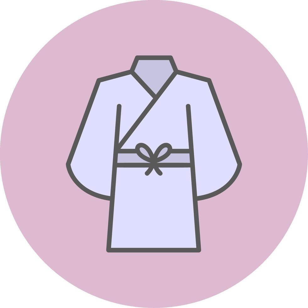 yukata vector icono