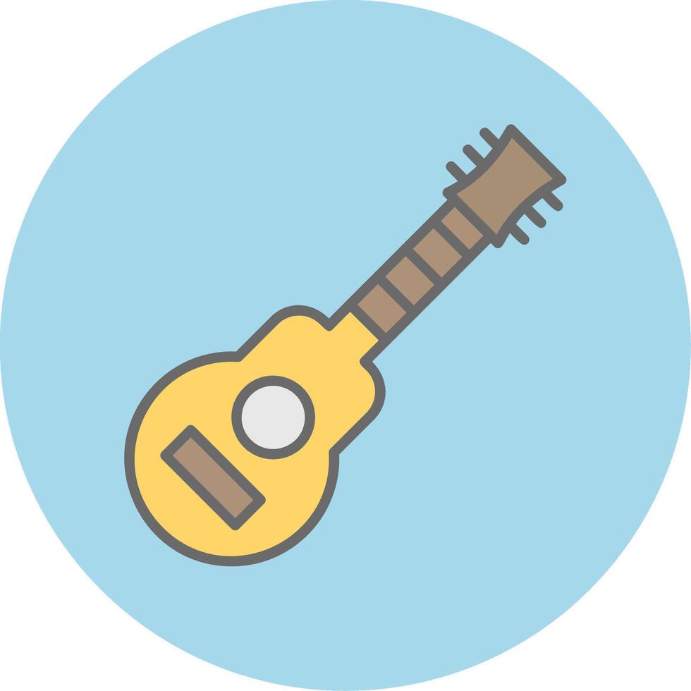 icono de vector de guitarra