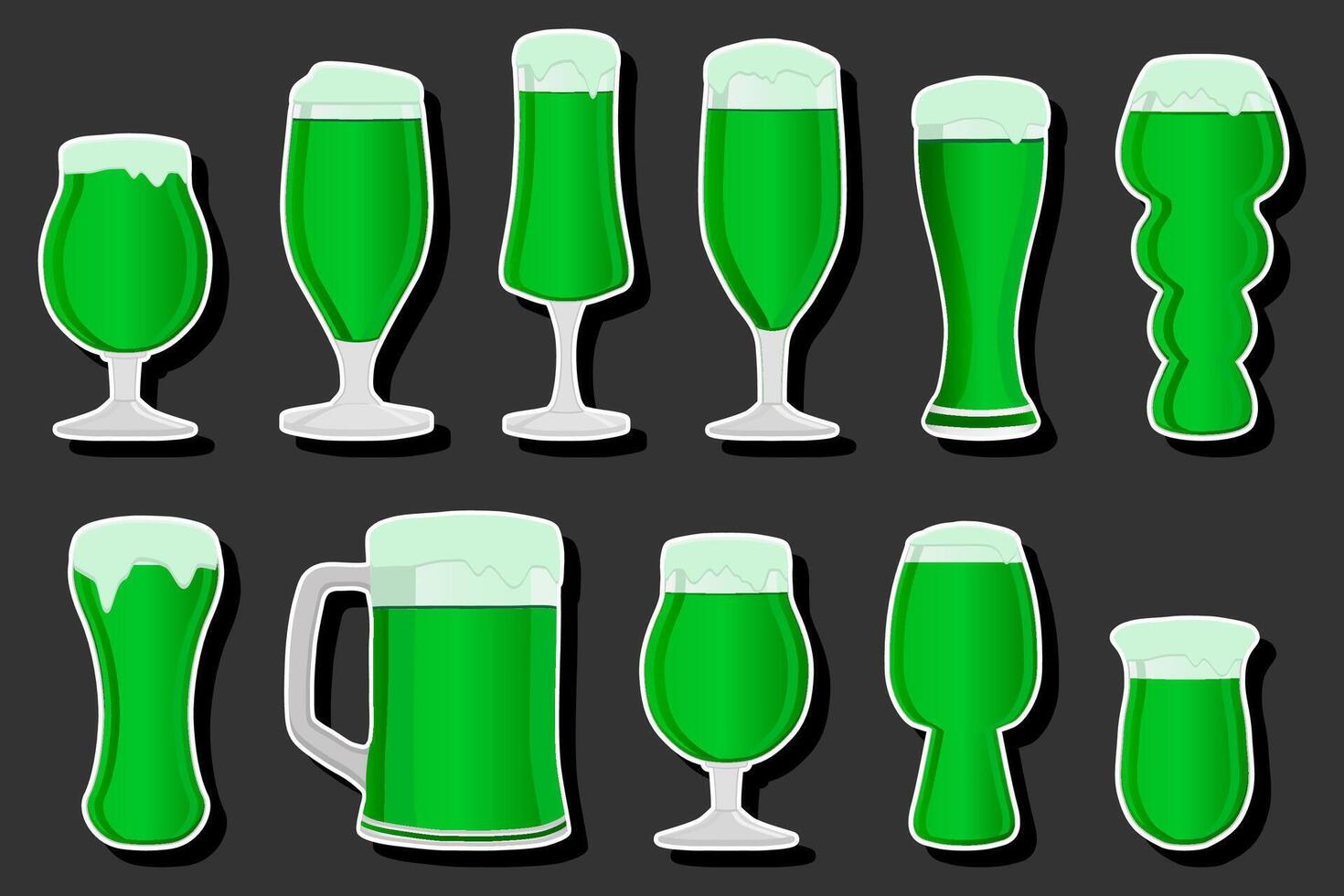 Beautiful illustration on theme of celebrating annual holiday St. Patrick's Day vector