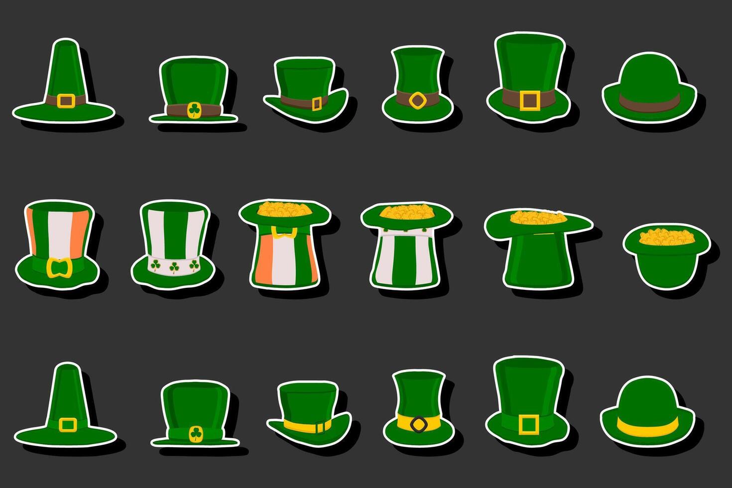 Beautiful illustration on theme of celebrating annual holiday St. Patrick's Day vector