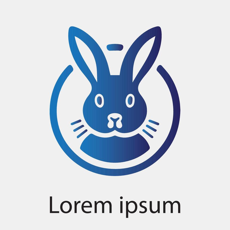 Rabbit logo vector