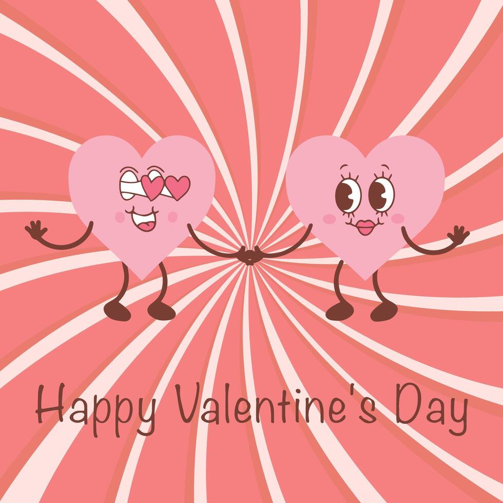 paquete de pegatinas con corazones rosas. conjunto de día de san valentín  16468861 Vector en Vecteezy