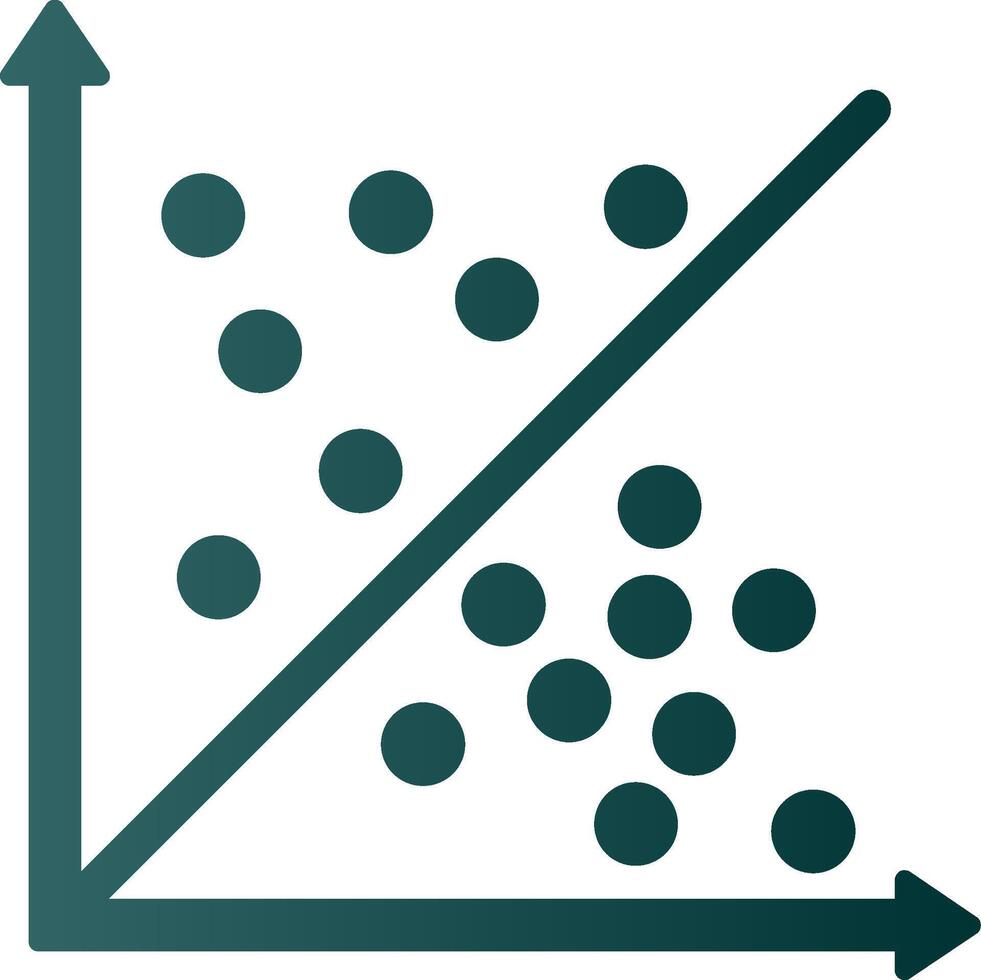 Scatter Graph Glyph Gradient Icon 38892539 Vector Art at Vecteezy