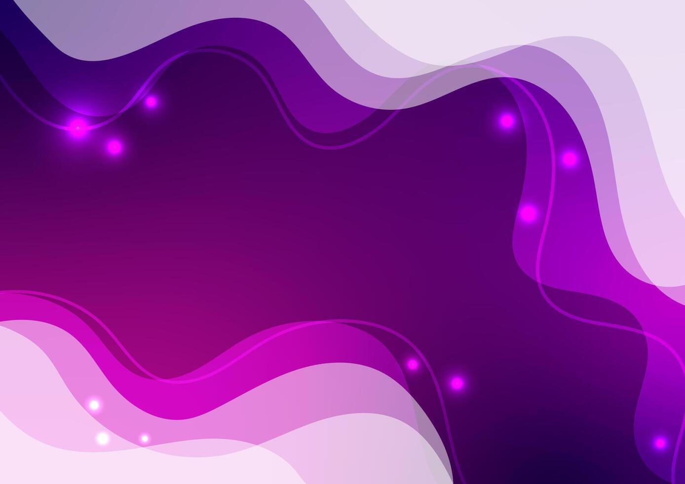 Purple curve center line wave abstract background vector
