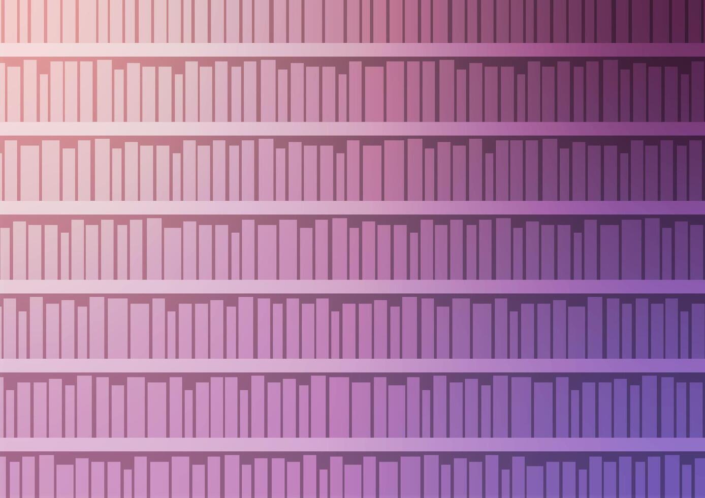 Graphic bookshelf violet pattern purple minimal background vector