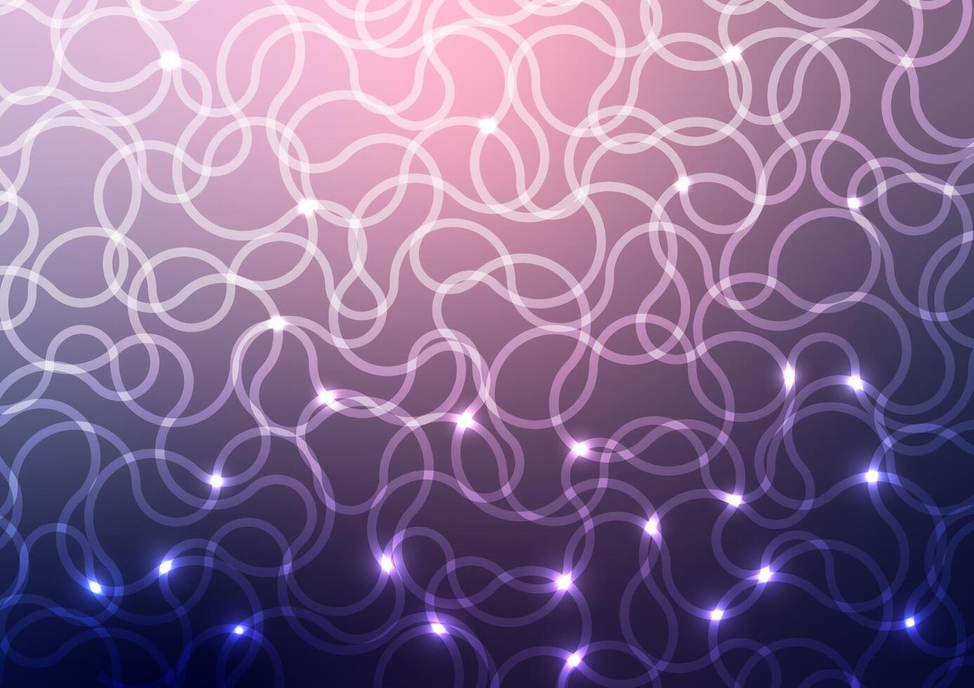 Abstract blue dark purple curve light line presentation background vector