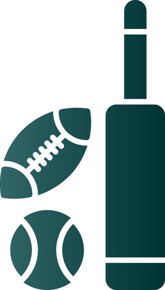 Sport Glyph Gradient Icon vector