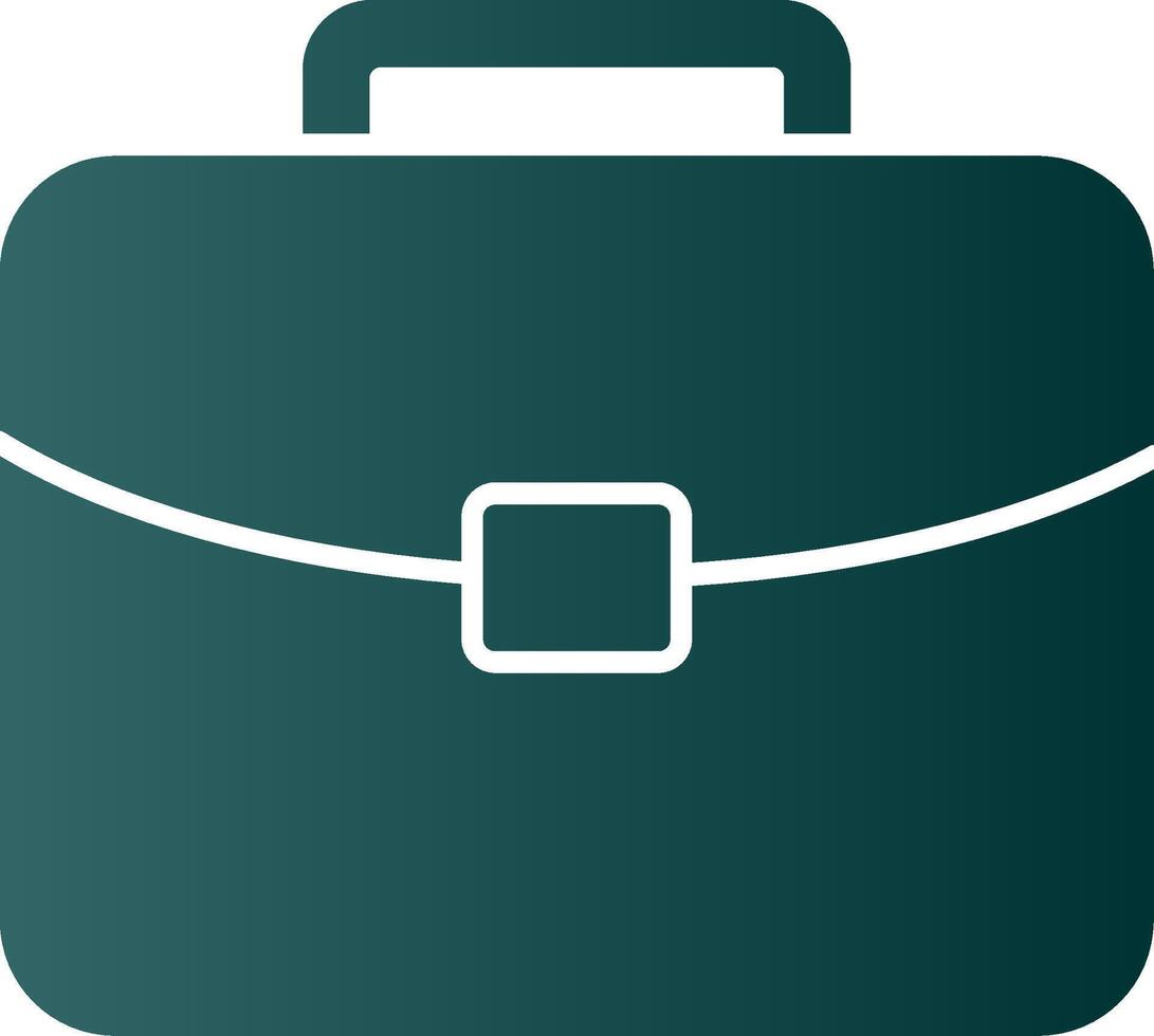 Brief Glyph Gradient Icon vector