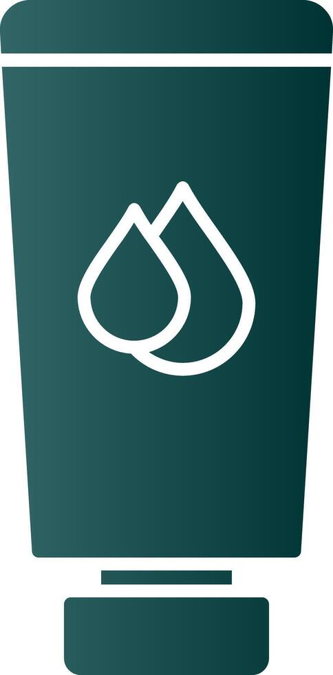 Body Lotion Glyph Gradient Icon vector
