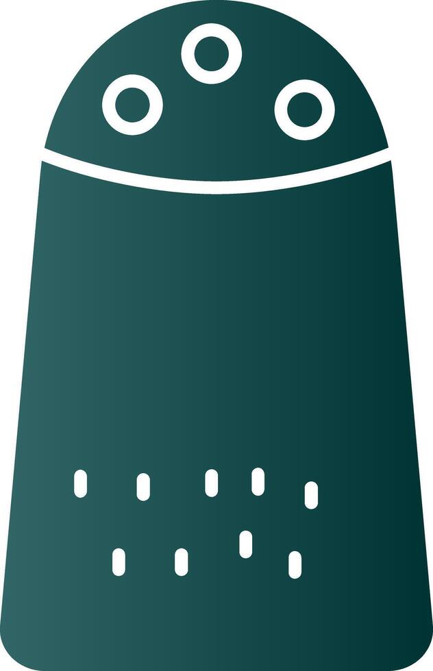 Salt Glyph Gradient Icon vector