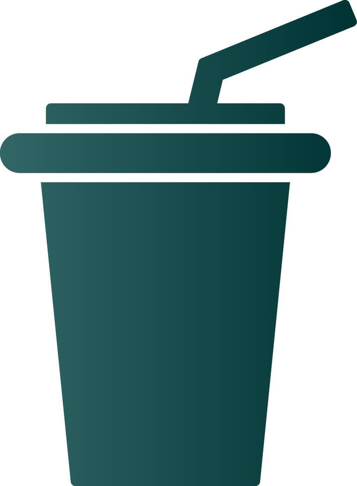 Drinks Glyph Gradient Icon vector