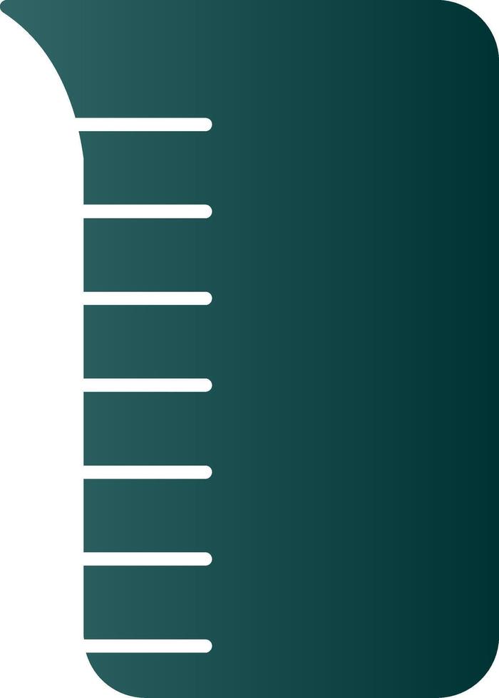 Measuring Utensils Glyph Gradient Icon vector