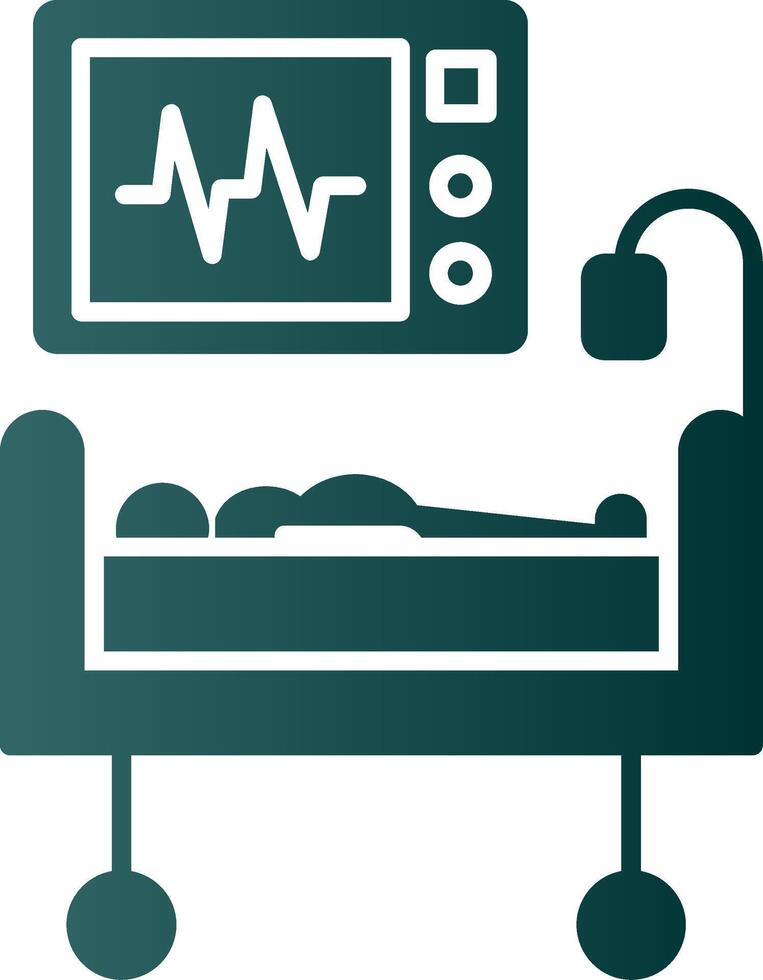 Medical Treatment Glyph Gradient Icon vector
