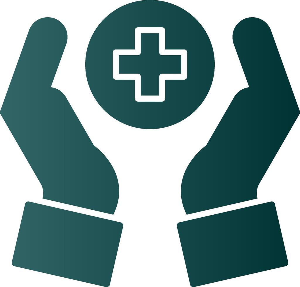 Health Care Glyph Gradient Icon vector