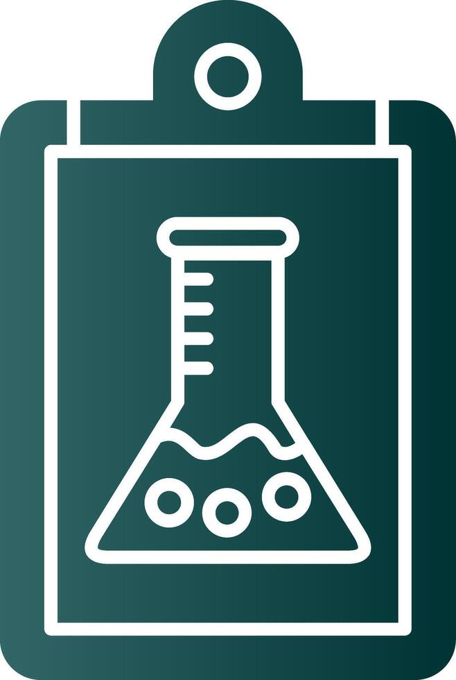 Report Glyph Gradient Icon vector
