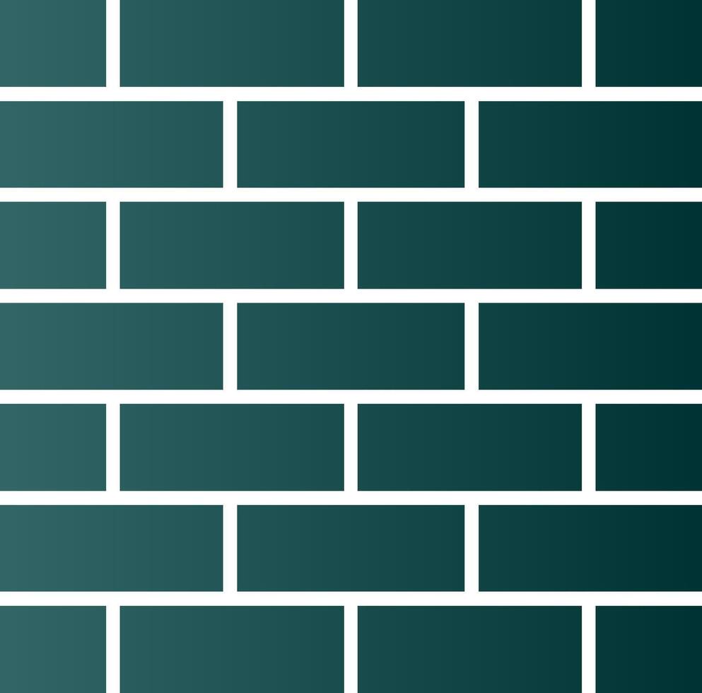 Brickwall Glyph Gradient Icon vector