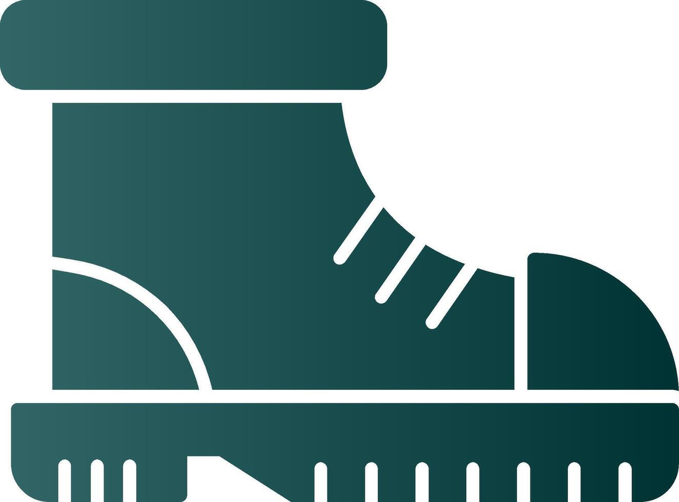 Boot Glyph Gradient Icon vector