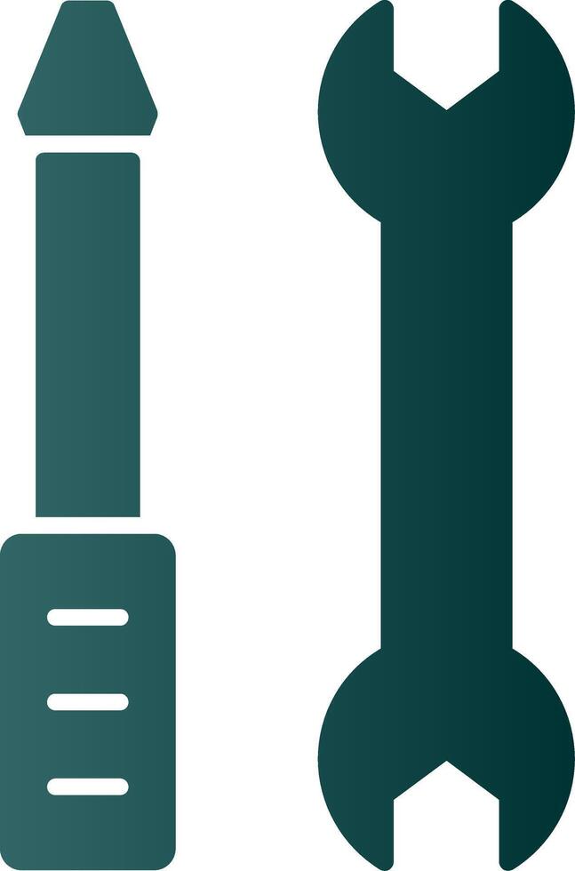 Repair Services Glyph Gradient Icon vector