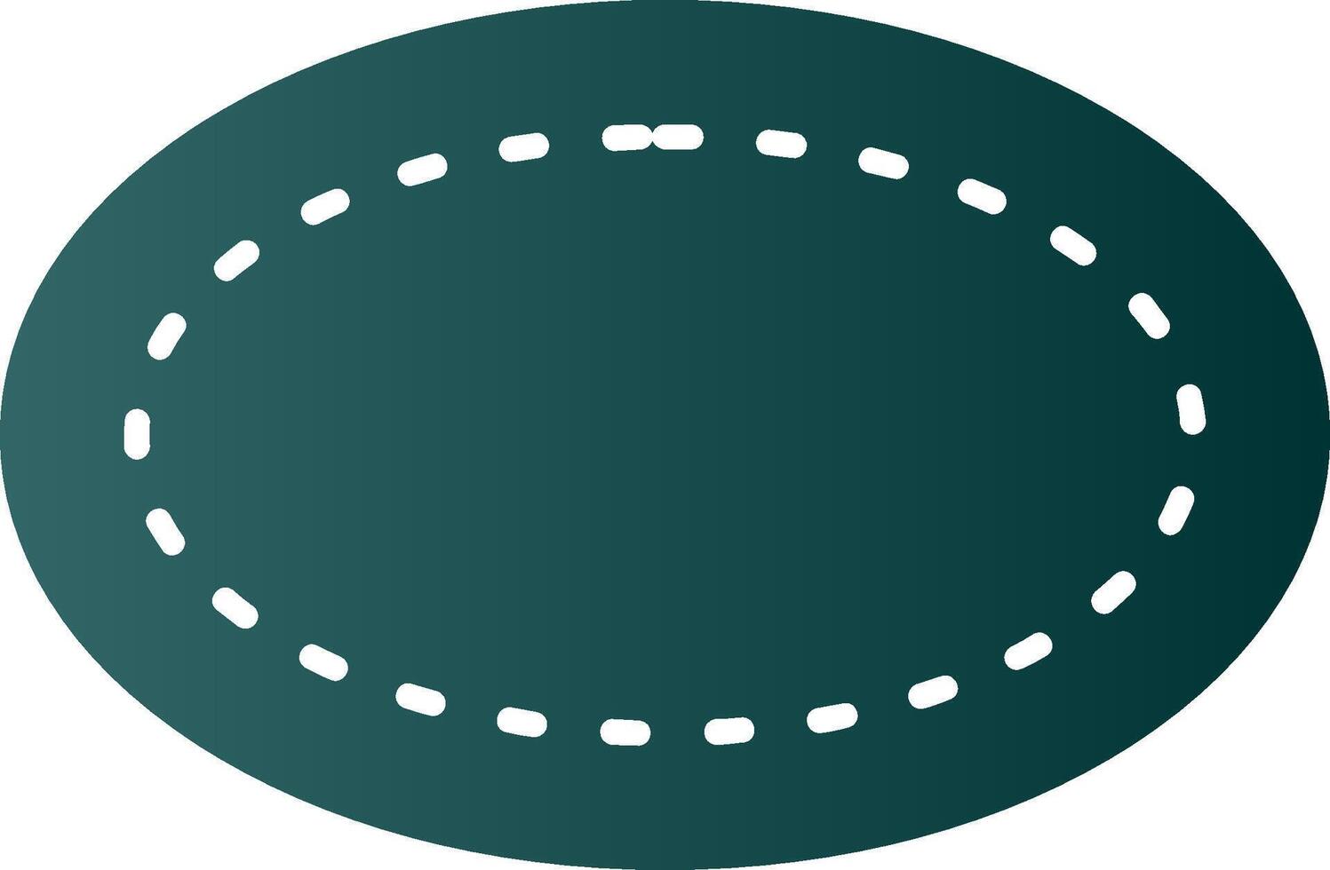Oval Glyph Gradient Icon vector