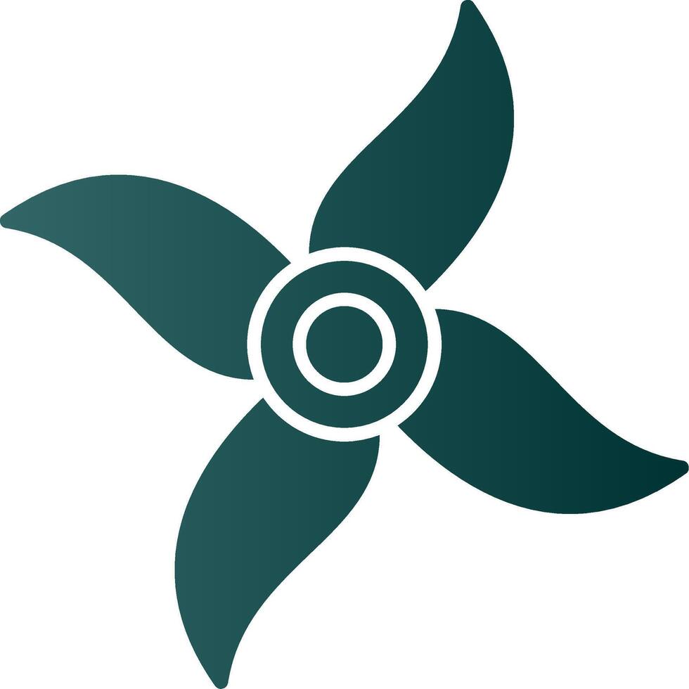 Ixora Glyph Gradient Icon vector