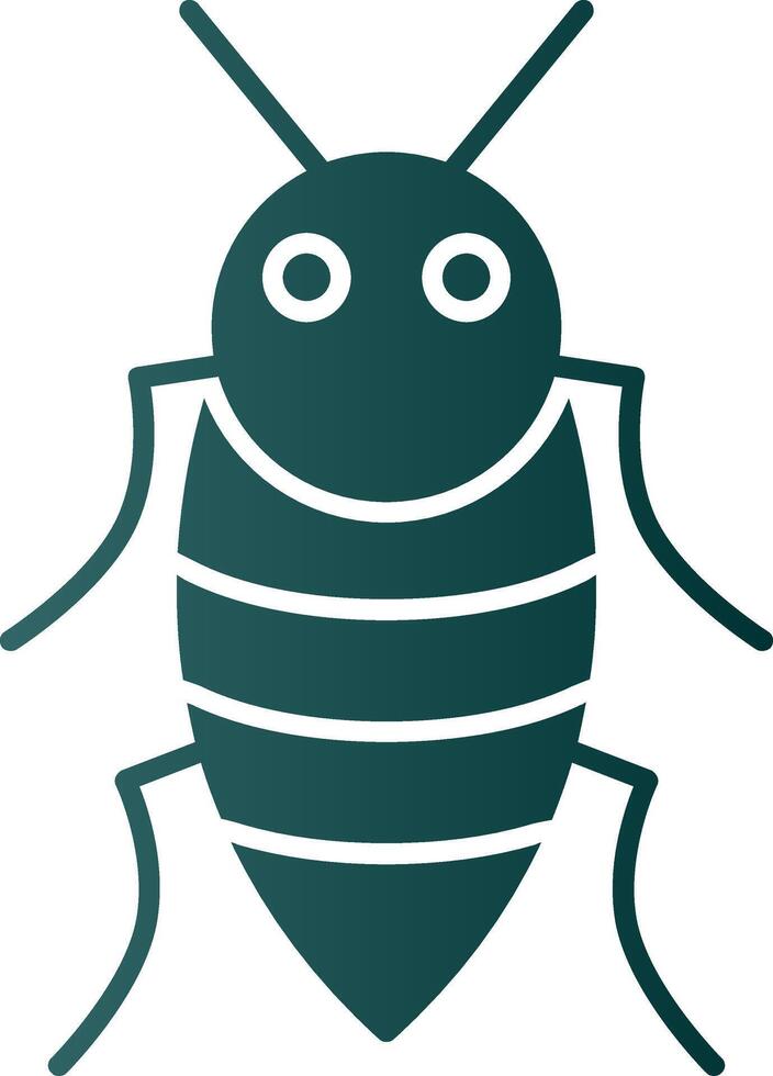 Insect Glyph Gradient Icon vector