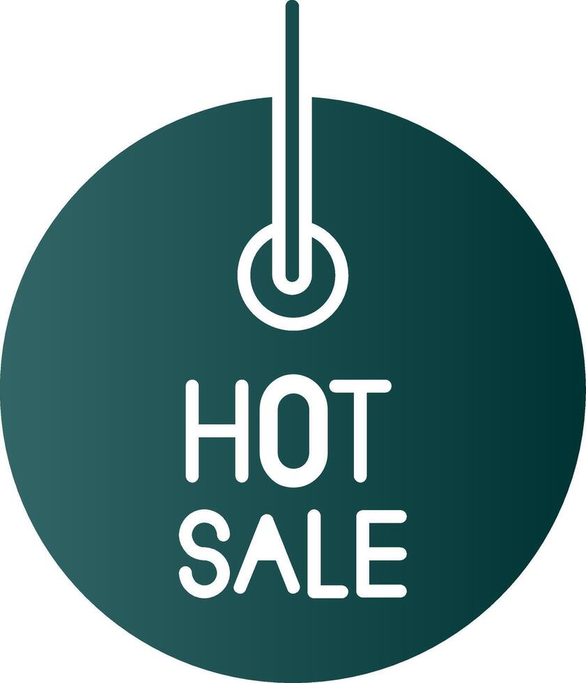 Hot offer Glyph Gradient Icon vector