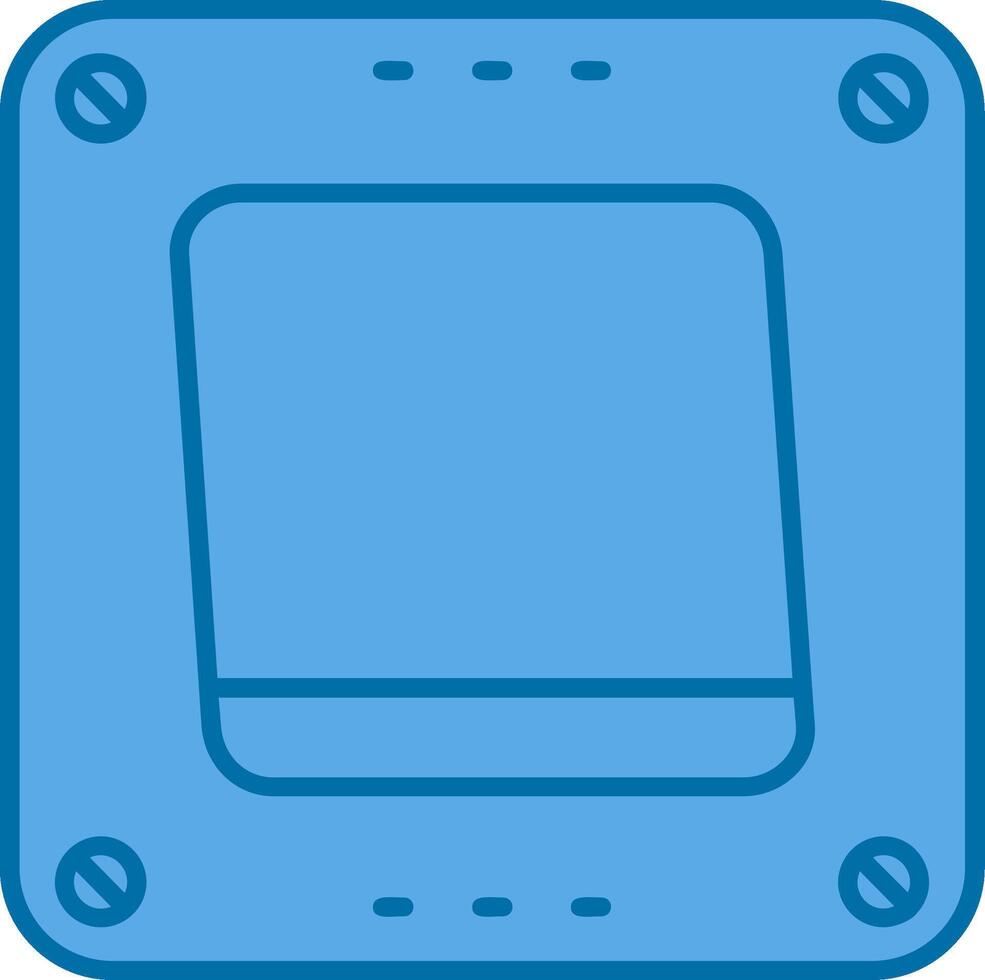 Swtich Blue Line Filled Icon vector