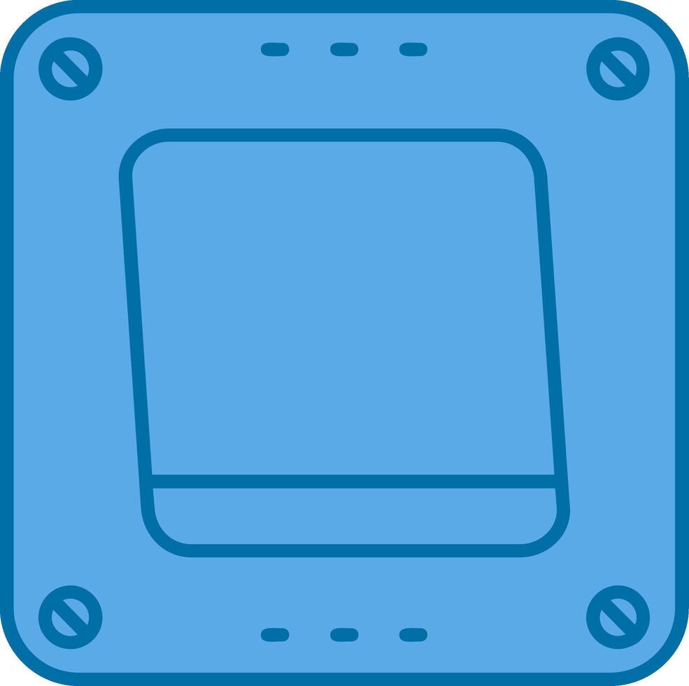 Swtich Blue Line Filled Icon vector