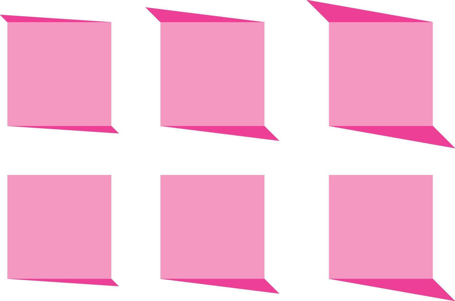 Fantasy Geometric Frame Set vector