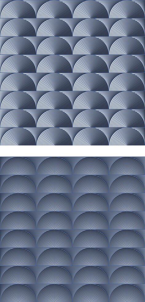 Optical Seamless Geometrical Patterns Set Vector