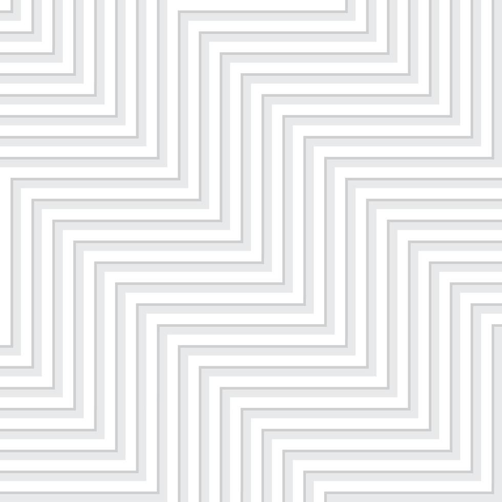 Zigzag Parallel Geometric Diagonal White Pattern with Shadow Vector