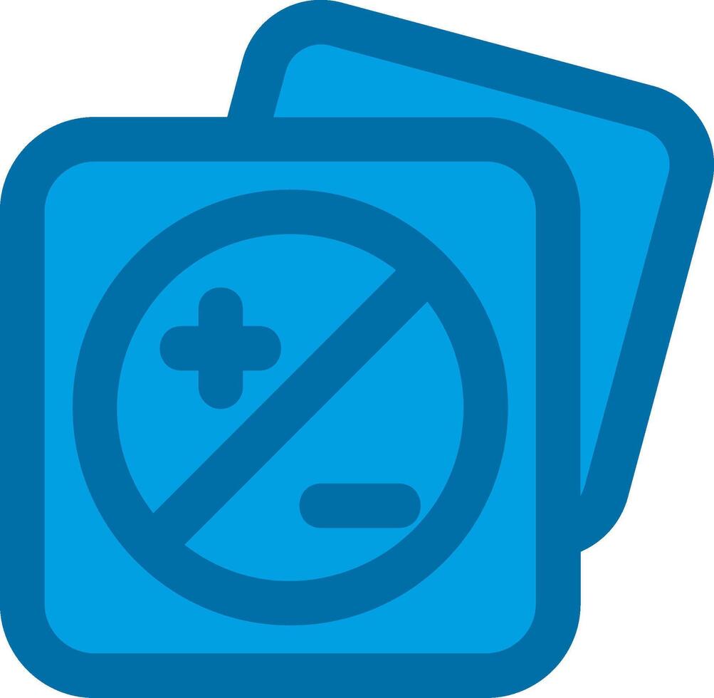 Image brightness Blue Line Filled Icon vector