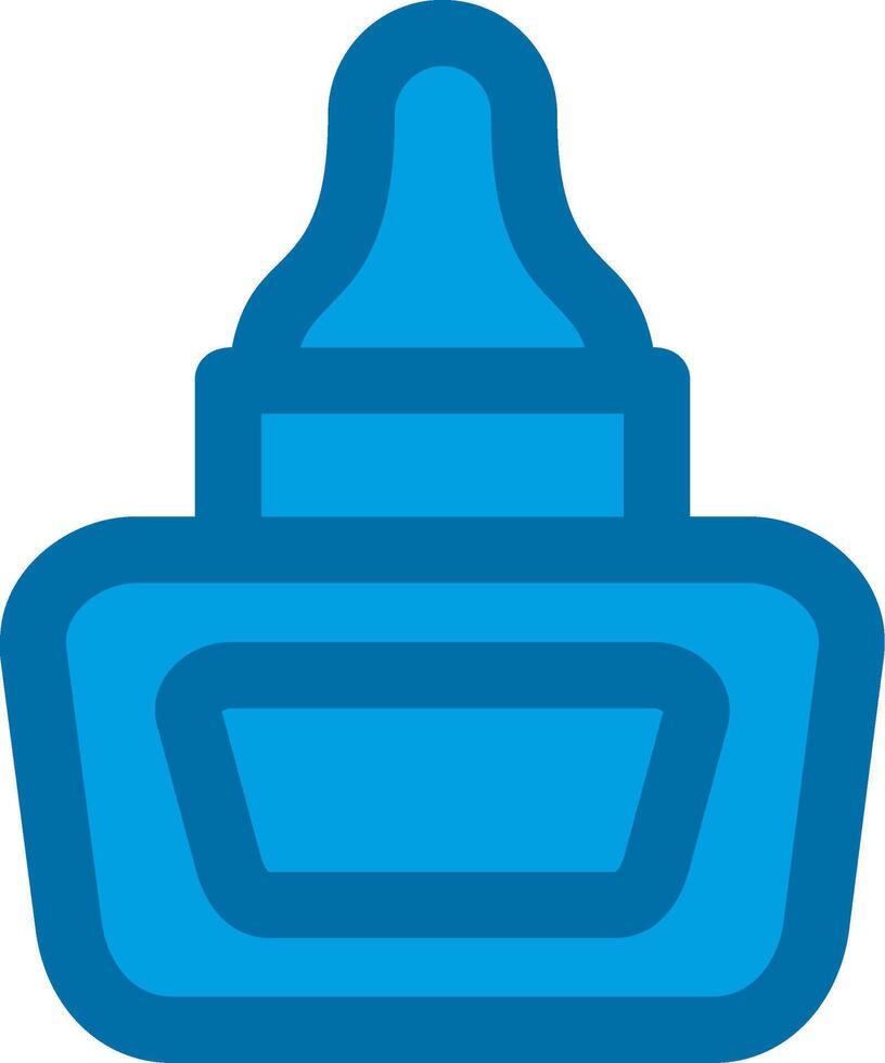 Liquid glue Blue Line Filled Icon vector