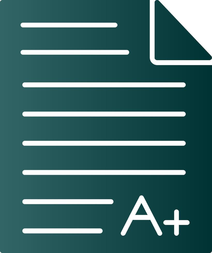 glyph gradient vector