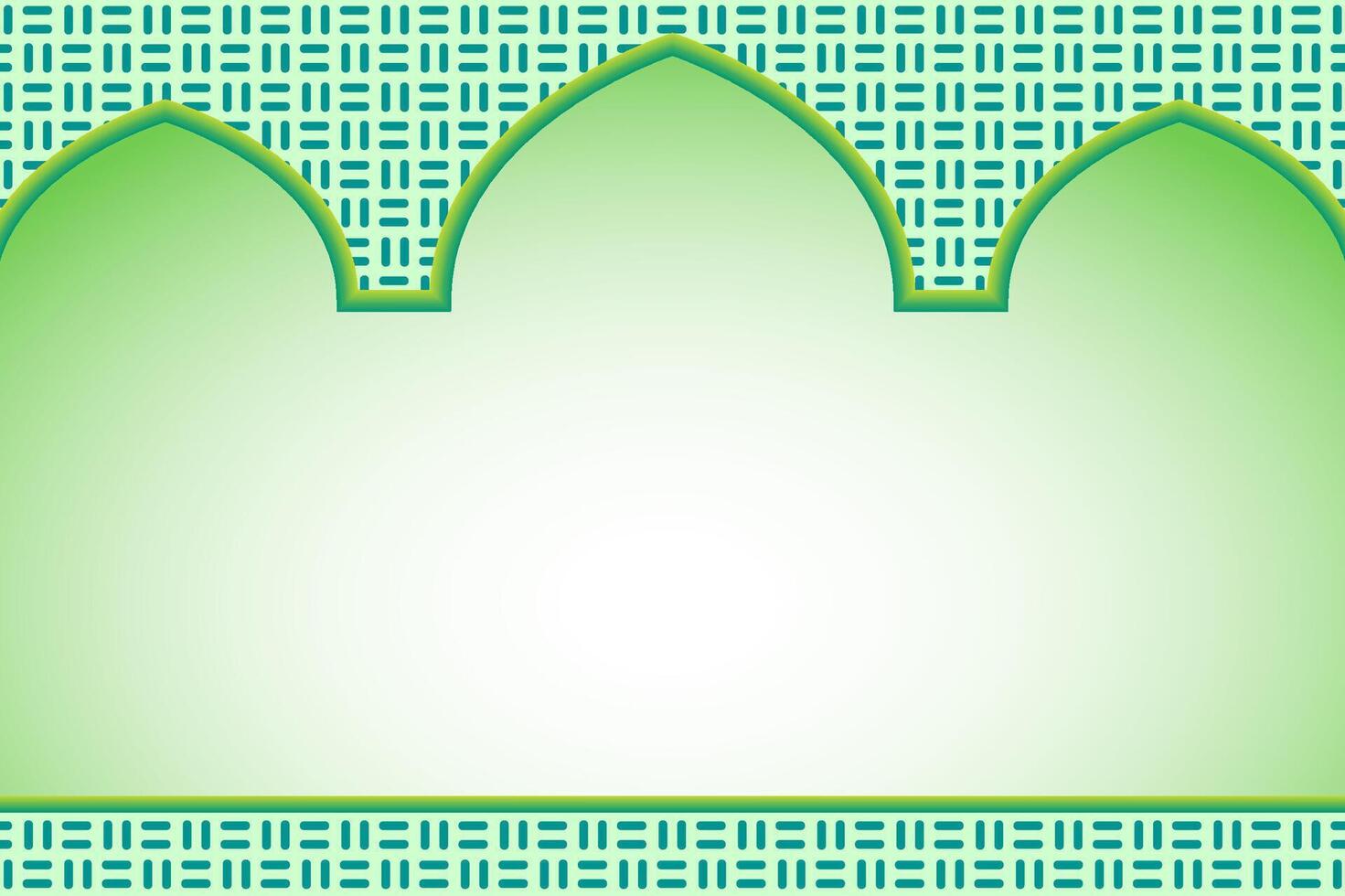 Islamic Geometric Graphic Banner Background vector