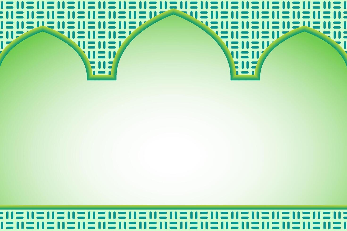 Islamic Geometric Graphic Banner Background vector