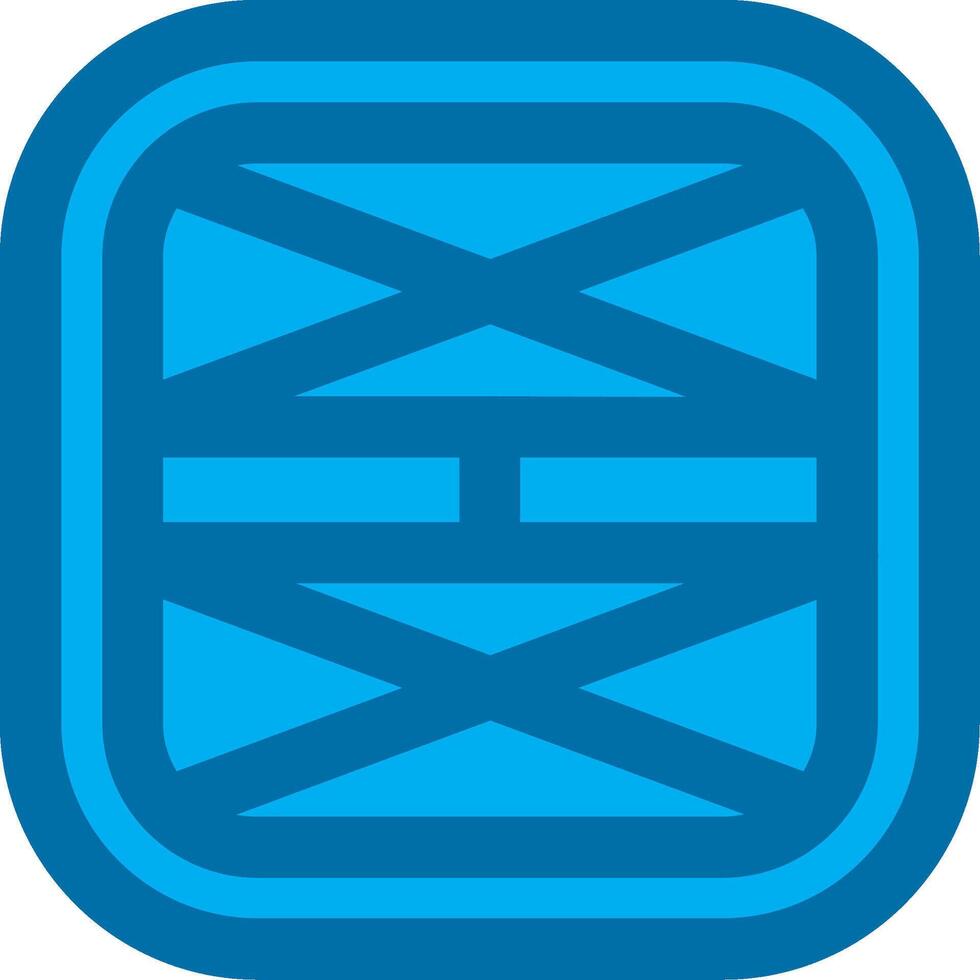 Layout Blue Line Filled Icon vector