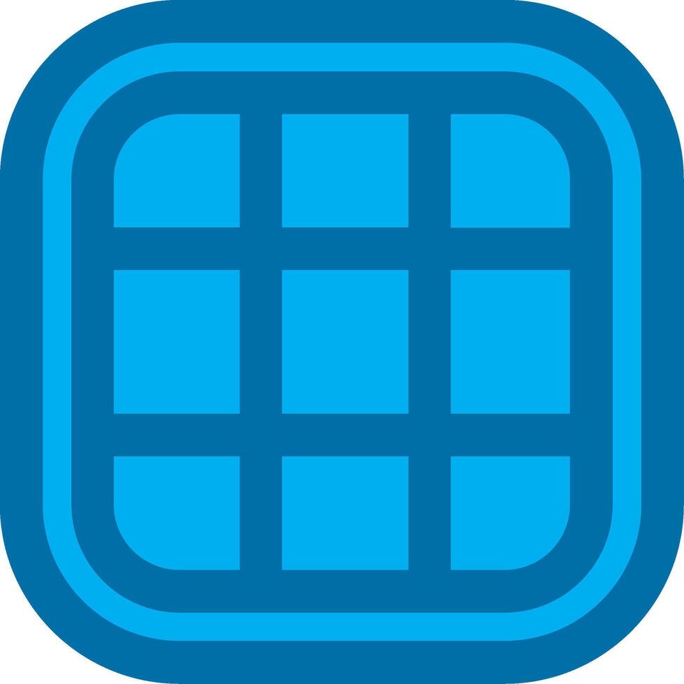 Layout Blue Line Filled Icon vector