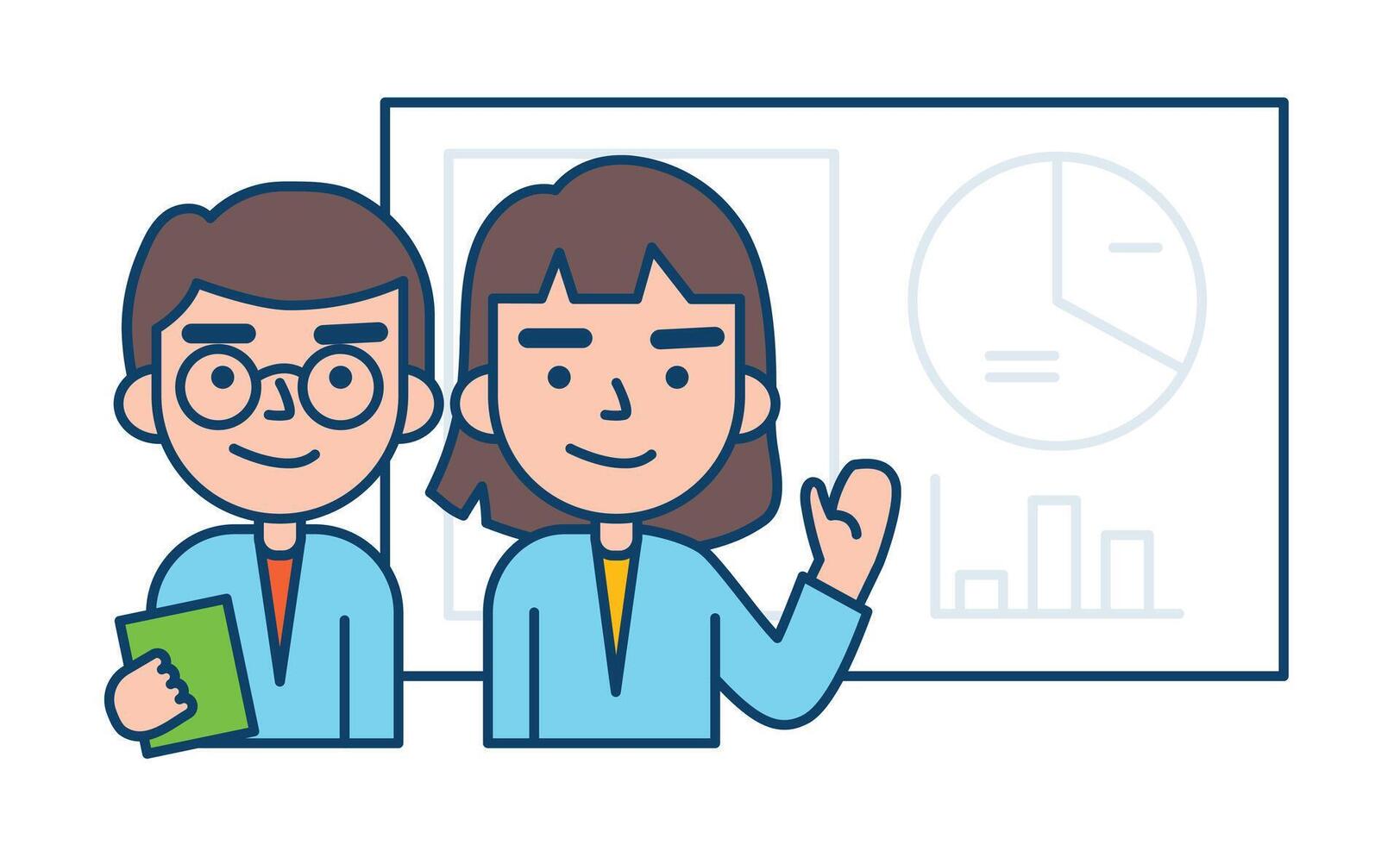 Teamwork concept. Teamwork. Vector illustration in a flat style