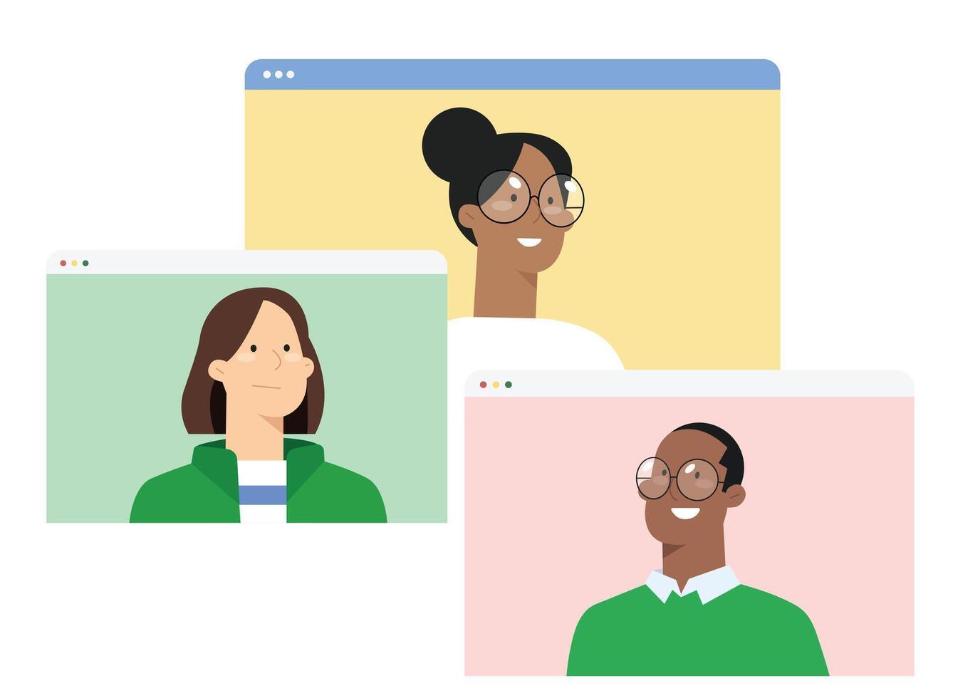 Teamwork concept. Teamwork. Vector illustration in a flat style