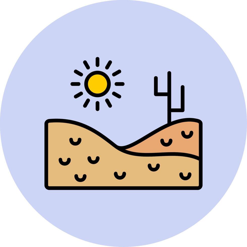 Desert Vector Icon