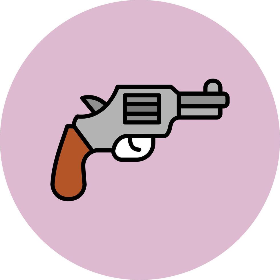 icono de vector de pistola