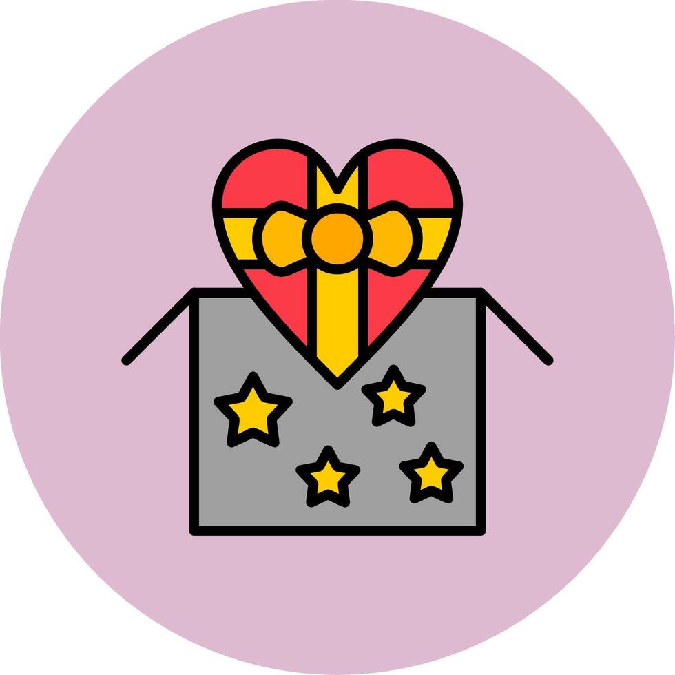 Heart Box Vector Icon