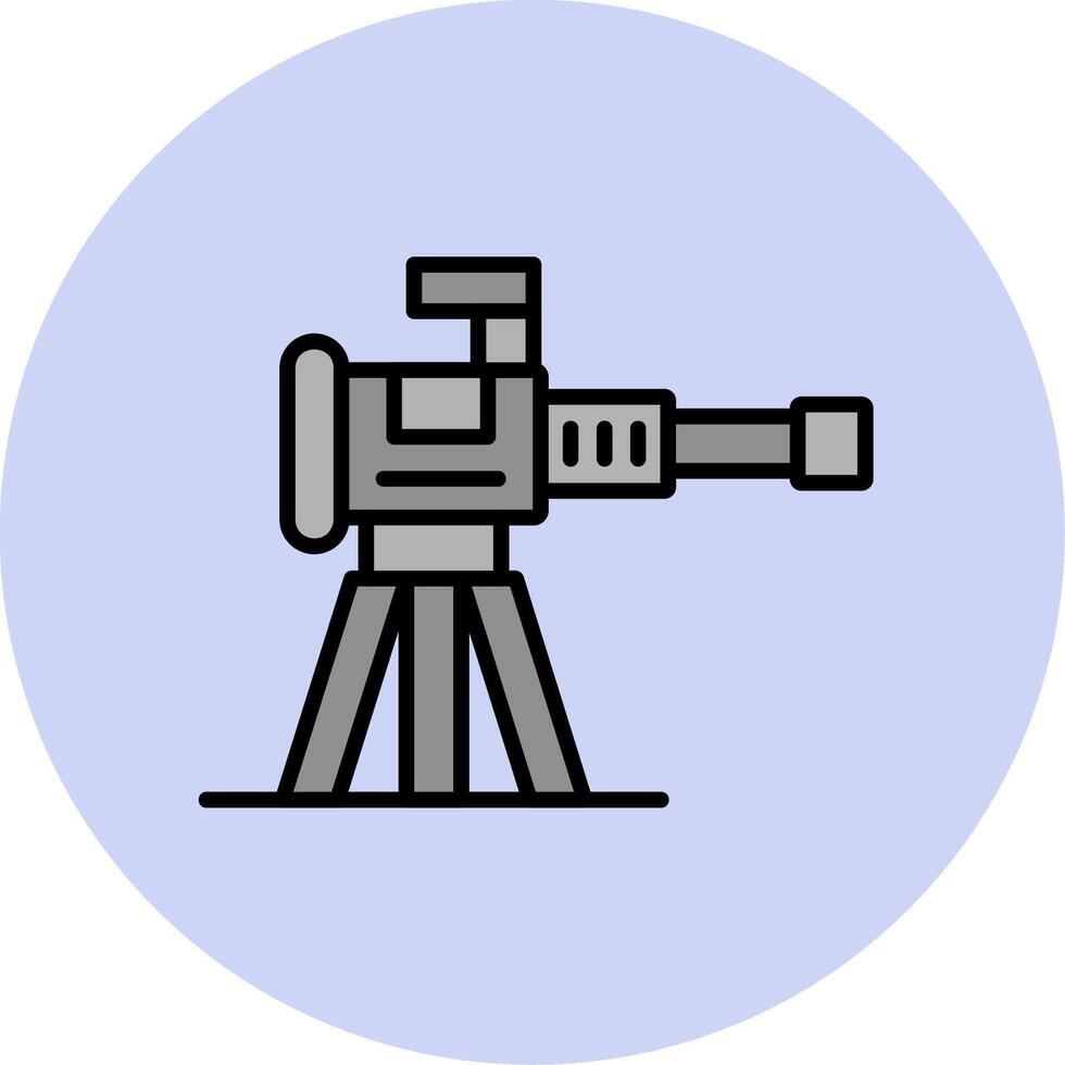 Heavy Machine gun Vector Icon