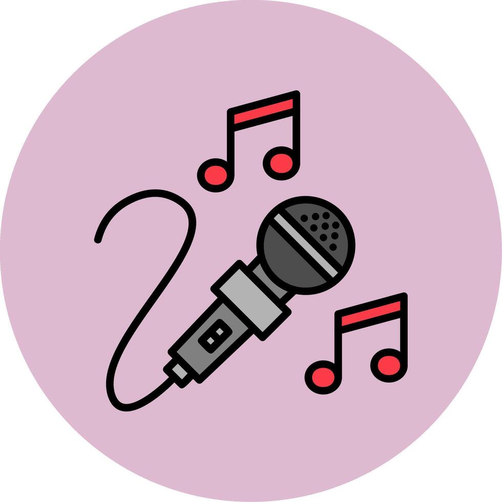 Karaoke Vector Icon