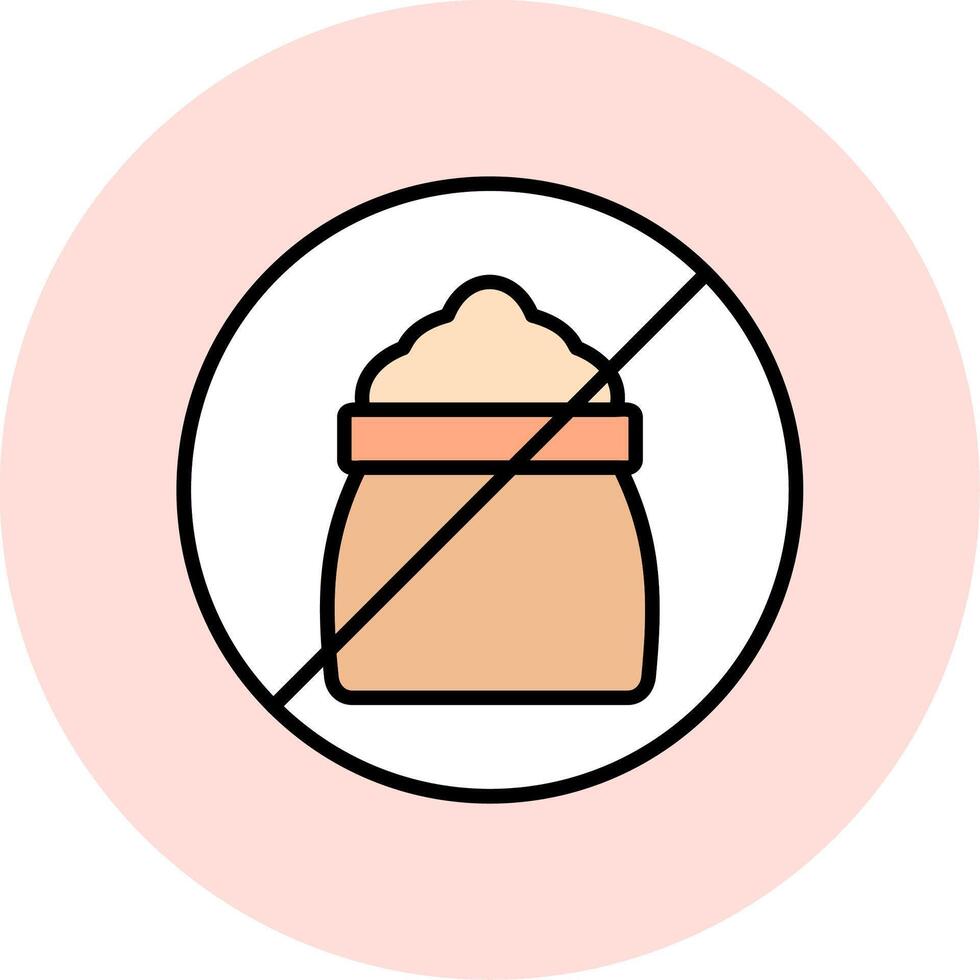 No Sugar Vector Icon