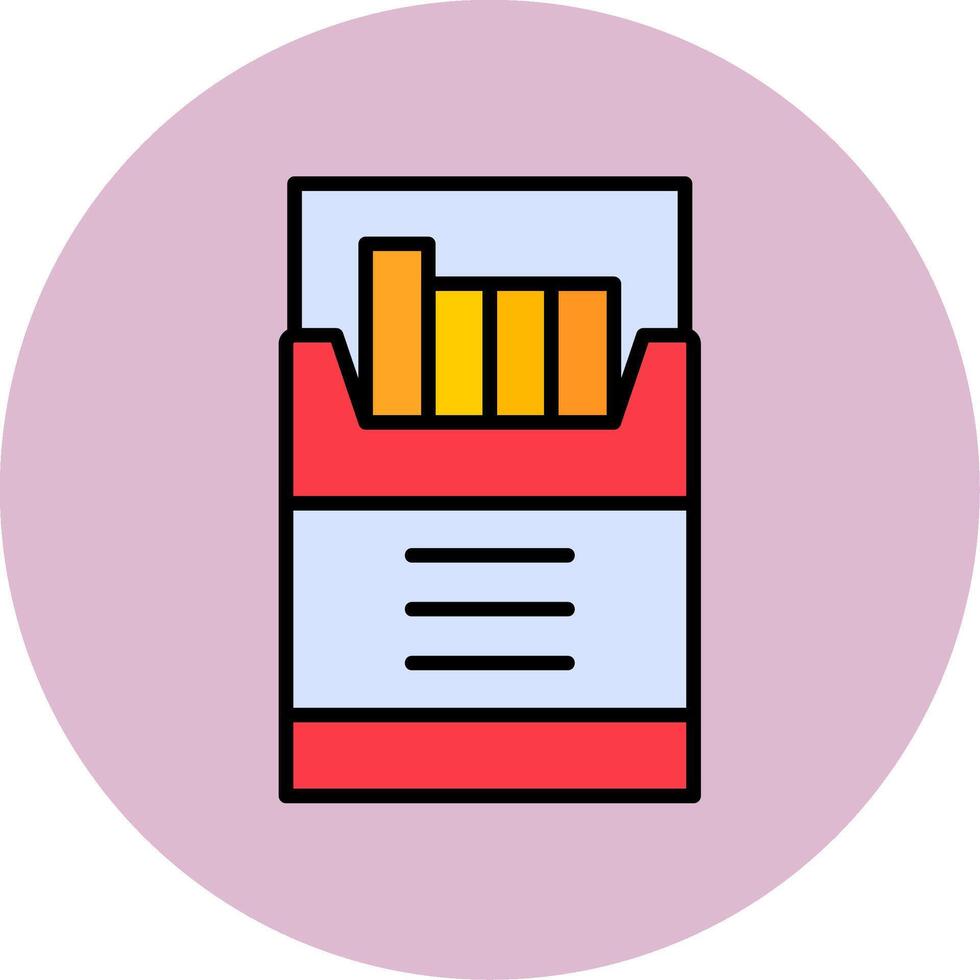 Cigarette Box Vector Icon